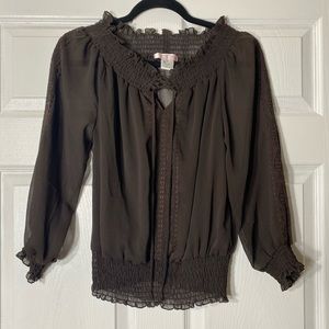 ROMEO & JULIET- Couture Blouse- lace size: Small
